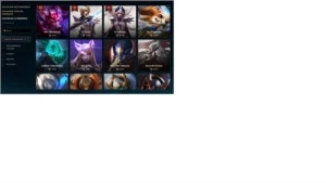 vendo skins de league of legends com o valor de até 750rp LOL