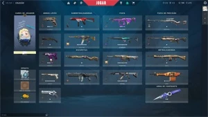 4 chaveiros radiante 4 chaveiros imortal e R$900 em skins - Valorant