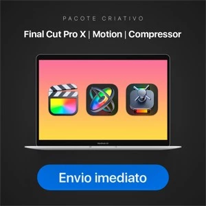 Final Cut Pro X + Motion + Compressor - Pacote Criativo - Softwares e Licenças