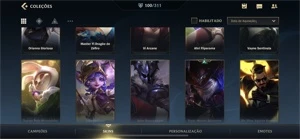Vendo conta lol wild rift com 100 skins - League of Legends: Wild Rift LOL WR
