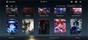 Vendo conta lol wild rift com 100 skins - League of Legends: Wild Rift LOL WR