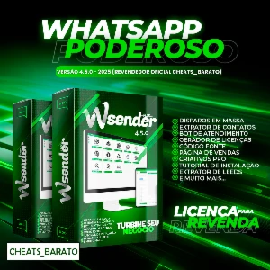 Wasender + Gerador De Licenças - Versão 4.5.0 - 2025 (PROMO) - Outros