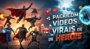 Pack De Videos Virais De Herois
