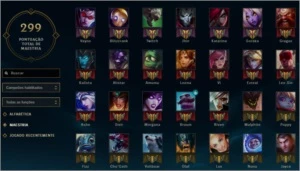 Conta LOL LVL 35 | 17 skins | 91 champs | 59 icones - League of Legends