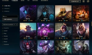 Platina 2 com 60 Champs e 30 Skins + 2340 RP - League of Legends LOL