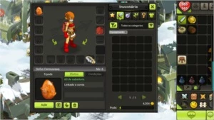 CONTA DOFUS TOUCH SERVIDOR BRUTAS CRA LVL 183