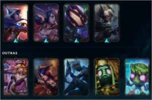Conta Lvl 203 133 Skins - League of Legends LOL