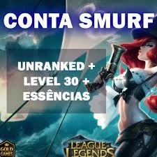 Conta smurf League Of Legends (lvl.30) LOL