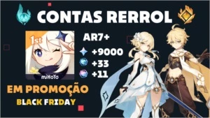 🔥 CONTAS REROLL - GENSHIN IMPACT AR7+ / NA - AMÉRICA🔥
