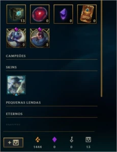 Conta smurf gold 1 - League of Legends LOL