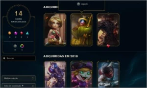 Conta smurf gold 1 - League of Legends LOL
