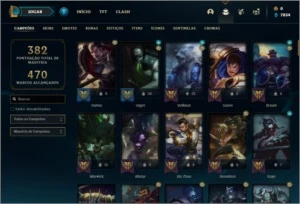 Conta ouro 4 com 109 champs e 66 skins + 2 Ultimates - League of Legends LOL