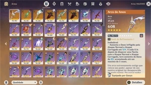 GENSHIN ACCOUNT AR 56 Ganyu -c1 Amos - Genshin Impact