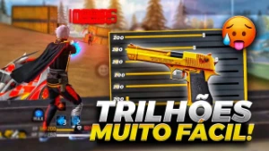 Free Fire Sensibilidade Mobile igual Regedit/Emulador