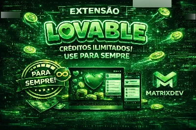 Extensão Lovable - Créditos Ilimitados - VITALÍCIO - Assinaturas e Premium