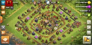 CONTA DE CLASH OF CLANS CV11 TOP WAR E FARM