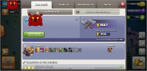 CONTA DE CLASH OF CLANS CV11 TOP WAR E FARM