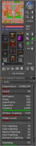 SELL ACC COM ED 218 + EK 241 MUNDO PVP - Tibia