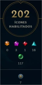 CONTA LEAGUE OF LEGENDS(101 Skins, contém 3K+  de RP) GOLD 4 LOL