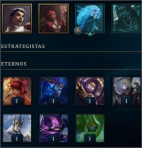 CONTA LEAGUE OF LEGENDS(101 Skins, contém 3K+  de RP) GOLD 4 LOL