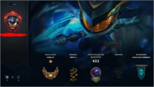 CONTA LEAGUE OF LEGENDS(101 Skins, contém 3K+  de RP) GOLD 4 LOL