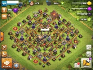 Clash of Clans cv11 e cv10 barato