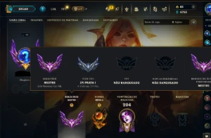 Conta mestre - League of Legends LOL