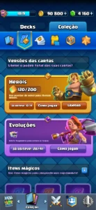 Conta Clash Royale