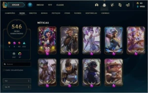 Conta de lol e valorant vinculadas + de 500 skins - League of Legends