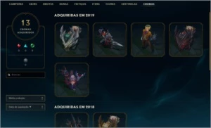 Conta League of legends beta 10+ de conta LOL