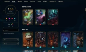 Conta League of legends beta 10+ de conta LOL