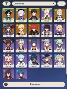 Genshin Impact Venti, Zhongli, Diluc, Jean, Qiqi, Mona AR 41