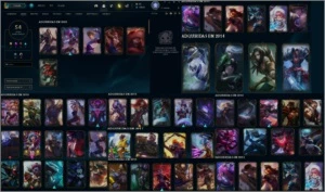 CONTA LOL - D3 ( 54 SKINS / CRIADA 2013 / LVL 194) - League of Legends