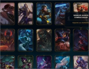 Conta Platina 155 kins e 9k de rp inclusos 300 reais - League of Legends LOL