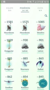 Conta Pokemon Go Level 20 Team Valor - Pokémon