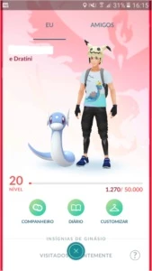 Conta Pokemon Go Level 20 Team Valor - Pokémon