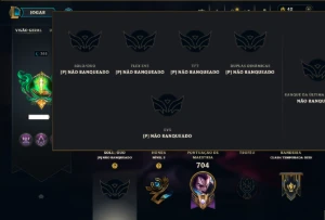Unranked com TODOS os Champs e 227 Skins ( MID / JG / ADC ) - League of Legends LOL