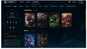 Conta Level 124, Gold 5 51 pdl, honra 5 - League of Legends LOL