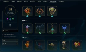CONTA DIAMANTE 4 - League of Legends LOL