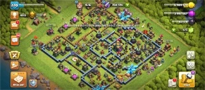 Conta Clash of clans cv14 semi full