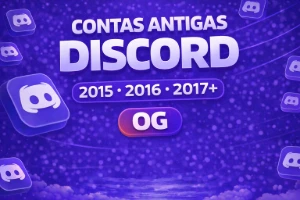 Contas Antigas Discord 2015, 2016, 2017+ - Og