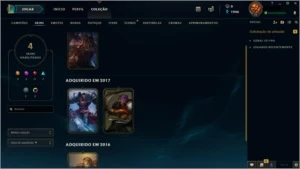 Conta League of Legends LOL