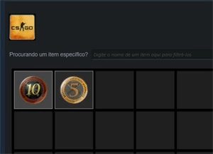 conta antiga steam 13 anos medalhas 5 e 10 anos de serviço - Counter Strike CS