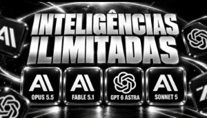 (Claude code e ChatGPT) ILIMITADO | Opus 5.5 Fable 5 GPT 6 - Inteligência Artificial