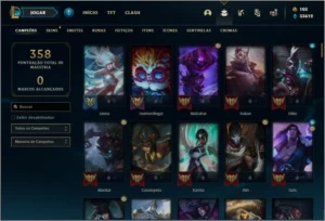 Conta unranked com Rammus Rei e Singed Pelotão Riot - League of Legends LOL