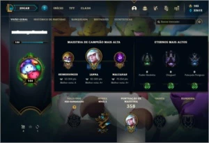 Conta unranked com Rammus Rei e Singed Pelotão Riot - League of Legends LOL