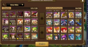 Conta Mid game faz todo conteúdo do jogo com LD META!!!! - Summoners War