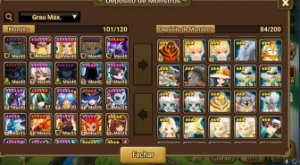 Conta Mid game faz todo conteúdo do jogo com LD META!!!! - Summoners War