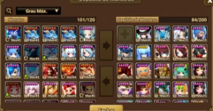 Conta Mid game faz todo conteúdo do jogo com LD META!!!! - Summoners War