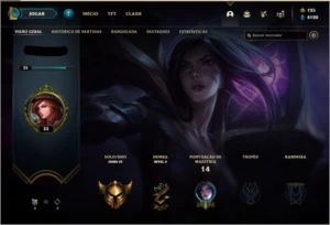 CONTA GOLD 4 MMR ALTO GANHANDO 26 PERDENDO APENAS 6 - League of Legends LOL